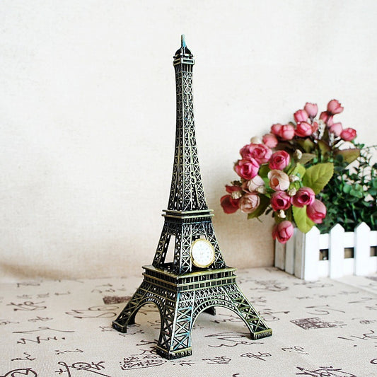 5-13cm Bronze Paris Tower Metal Crafts Figurine Statue Model Home Decor Souvenir Model kids Toys For Children