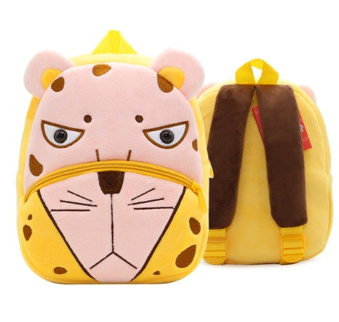 Children School Backpack Cartoon Rainbow  Design Soft Plush Material For Toddler Baby Girls Kindergarten Kids School Bags