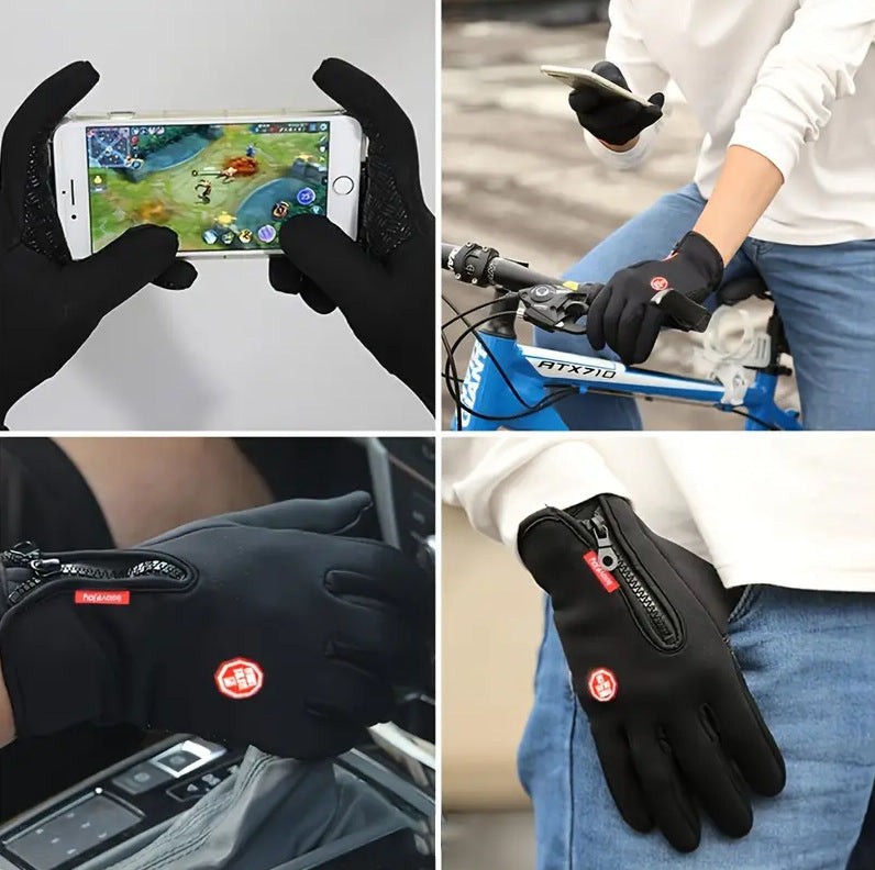 Winter Sports Touch Screen Plus Velvet Gloves