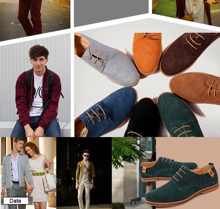 Men's shoes, men's shoes, casual leather shoes.