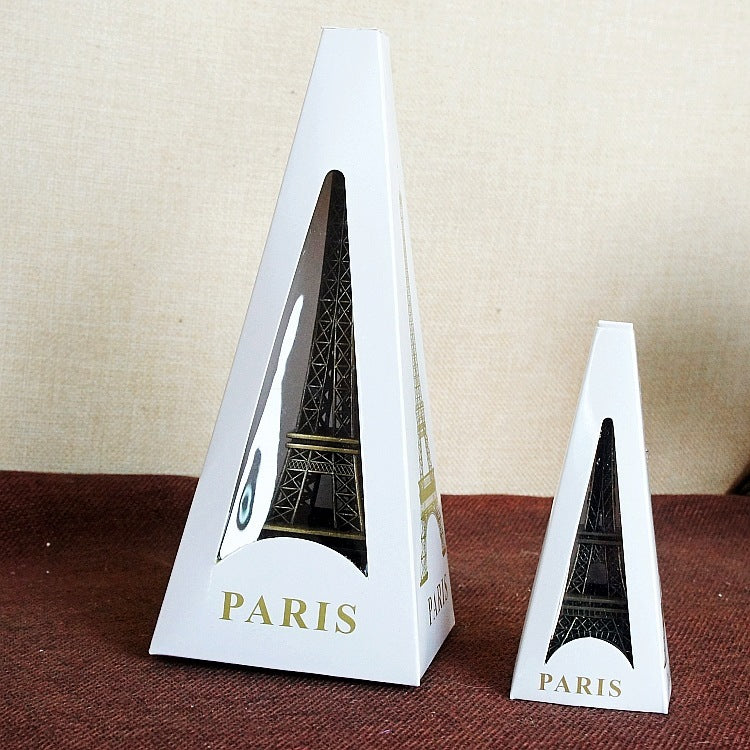 5-13cm Bronze Paris Tower Metal Crafts Figurine Statue Model Home Decor Souvenir Model kids Toys For Children