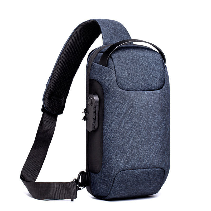 Sling Bag, Waterproof Men's Chest Bag Shoulder Bags Crossbody Sling Backpack For Men