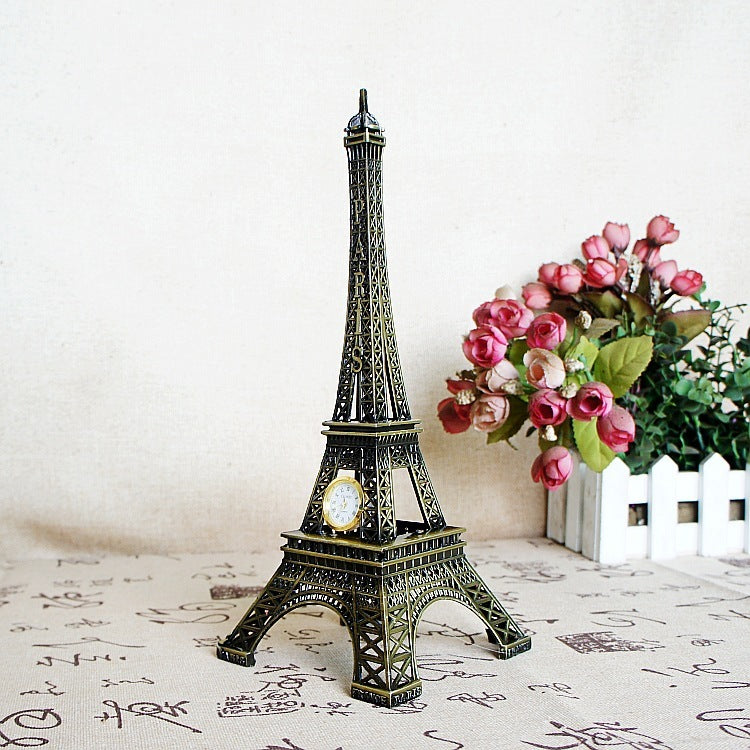 5-13cm Bronze Paris Tower Metal Crafts Figurine Statue Model Home Decor Souvenir Model kids Toys For Children