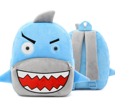 Children School Backpack Cartoon Rainbow  Design Soft Plush Material For Toddler Baby Girls Kindergarten Kids School Bags