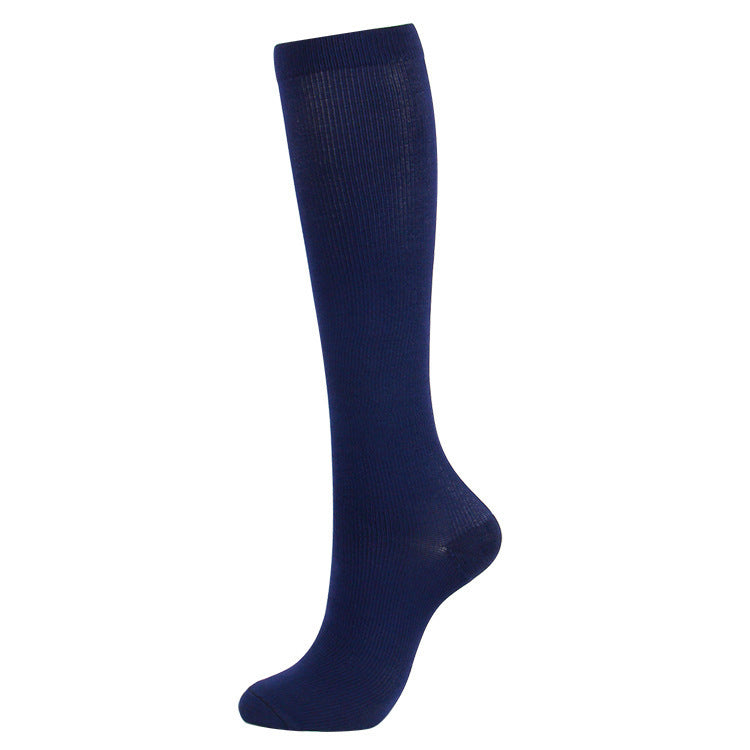 Copper Fiber Compression Socks Nylon Nylon Pressure Outdoor Sports Socks Multi-color Sequential Socks