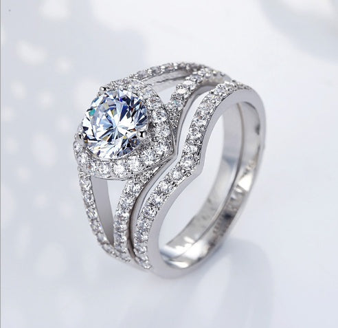 Heart-shaped Diamond Ring