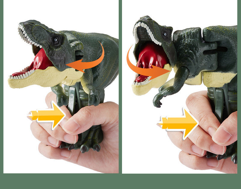 Children Decompression Dinosaur Toy Creative Battery-free Telescopic Spring Swing Dinosaur Fidget Toys Christmas Gifts For Kids