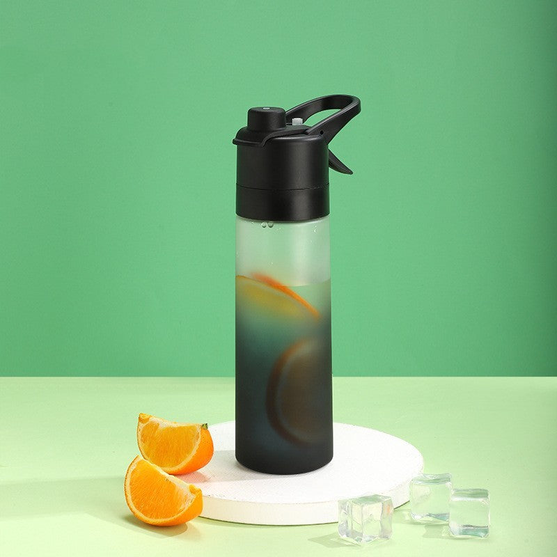 New Gradient Fog Spray Sports Cup Plastic