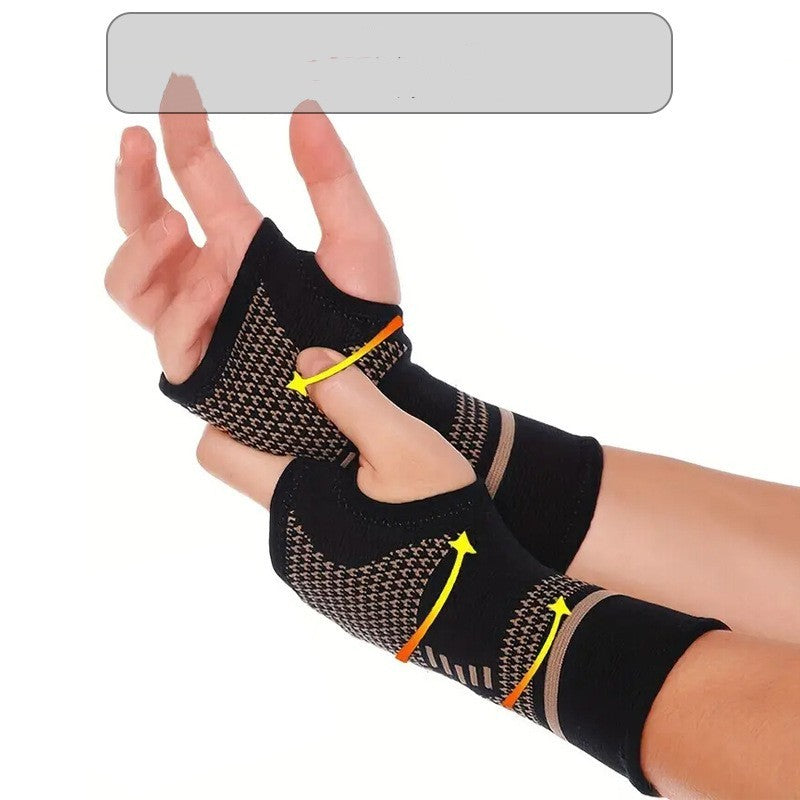 Basketball Volleyball Anti Sprain Copper Fiber Maintenance Sports Wrist