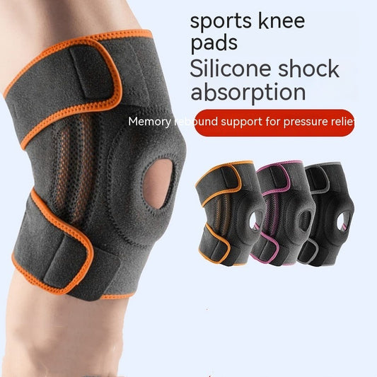 Silicone Anti-slip Sports Kneecaps Shock Absorber Protective Gear