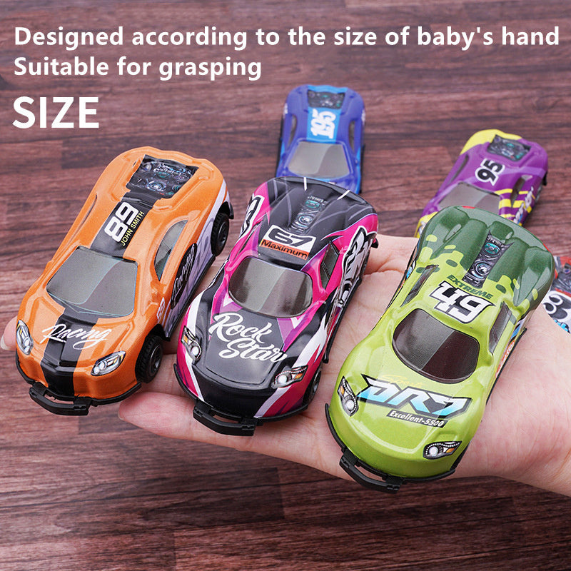 Flip Stunt Car Alloy Pull Back 4wd Racing Car Model Cool Graffiti Friction Diecasting Toys For Kids Boys Children Christmas Gift